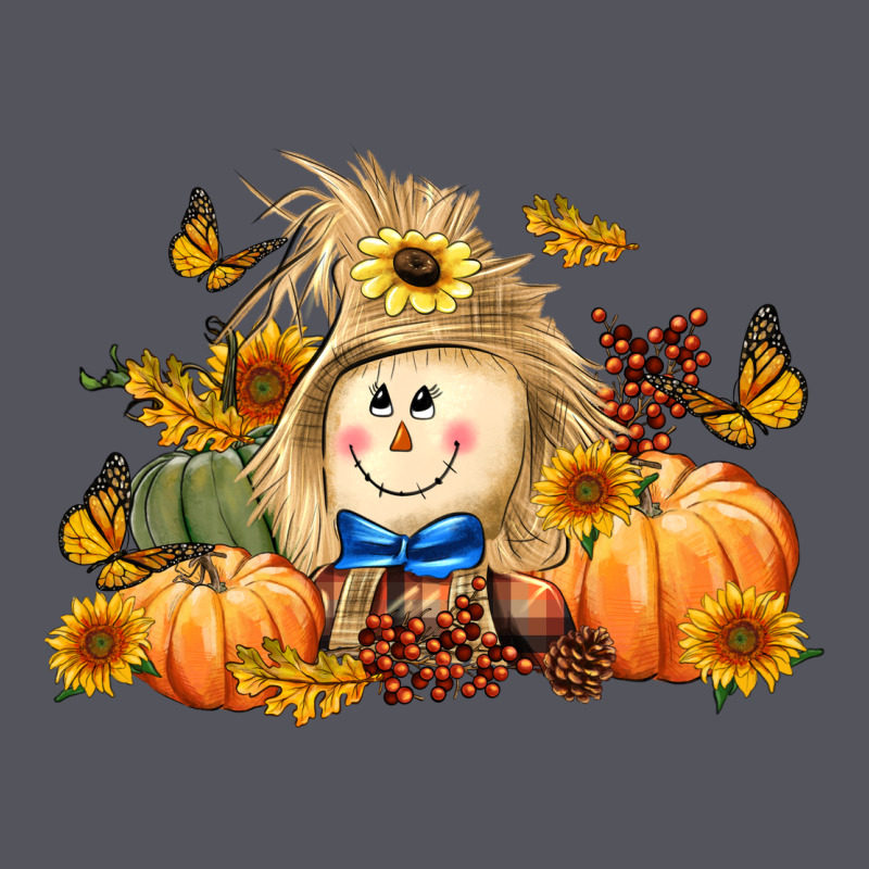 Fall Scarecrow Vintage Hoodie by LillyAllenDesigns | Teevron
