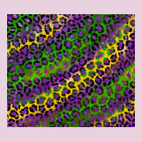 Mardi Gras Leopard Background Ladies Tee | Teevron