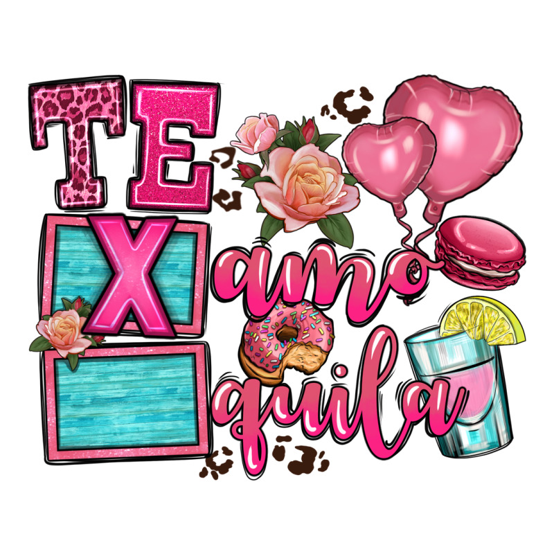 Te Quila Te Amo Zipper Hoodie by OliviaCreatesArt | Teevron