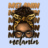 Melanin Afro Messy Bun Urban Heavy Tee | Teevron