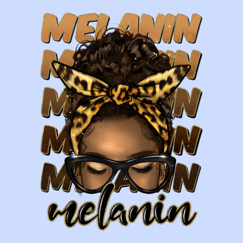 Melanin Afro Messy Bun Urban Heavy Tee by Artiststas | Teevron