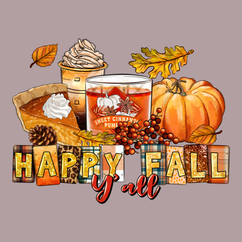 Happy Fall Y'all Vintage Hoodie by LillyAllenDesigns | Teevron