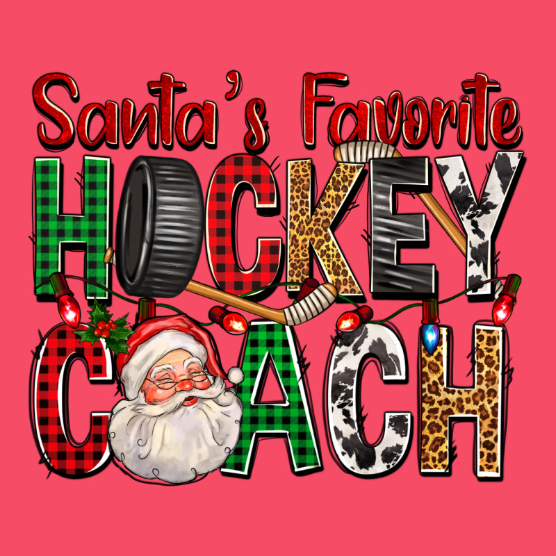 Santa's Favorite Hockey Coach For Christmas Premium Sweatshirt by FaDigitalArtStudio | Teevron
