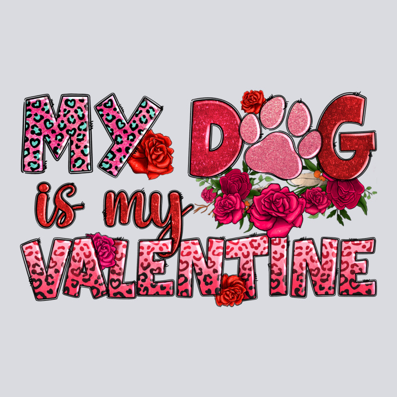 My Dog Is My Valentine Zipper Hoodie by OliviaCreatesArt | Teevron