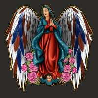 Angel Wing Lady Of Guadalupe 4th Of July Heavy Core Tee | Teevron
