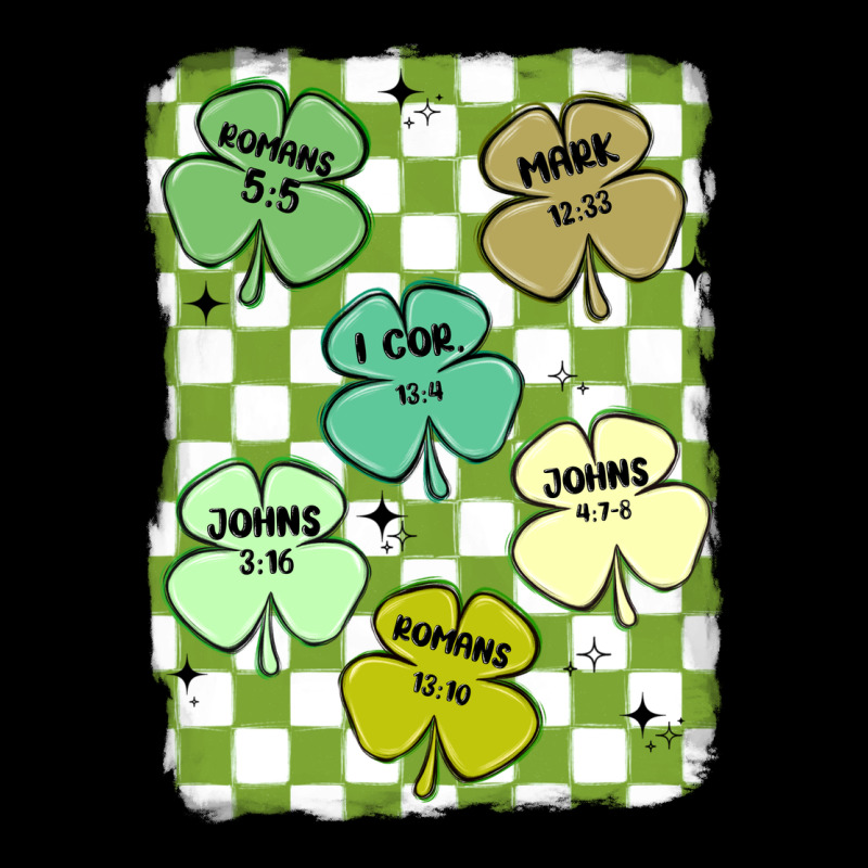 Shamrock Religious Ladies Tee by MaliasSmallBusiness | Teevron