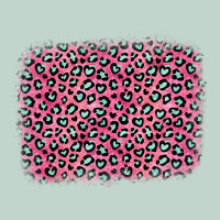 Pink Glitter Leopard With Heart Background Zipper Hoodie | Teevron