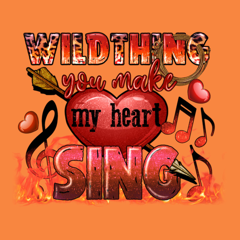 Valentine's Day Wild Thing You Make My Heart Sing Premium Sweatshirt by FaDigitalArtStudio | Teevron