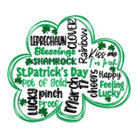 St Patricks Day Shamrock Typography Premium Tee | Teevron