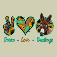 Peace Love Donkeys Heavy Core Tee | Teevron