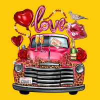 Western Valentines Day Truck Love Bird Letter Premium Hoodie | Teevron