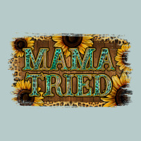 Sunflower Leopard Mama Tried Heavy Core Tee | Teevron