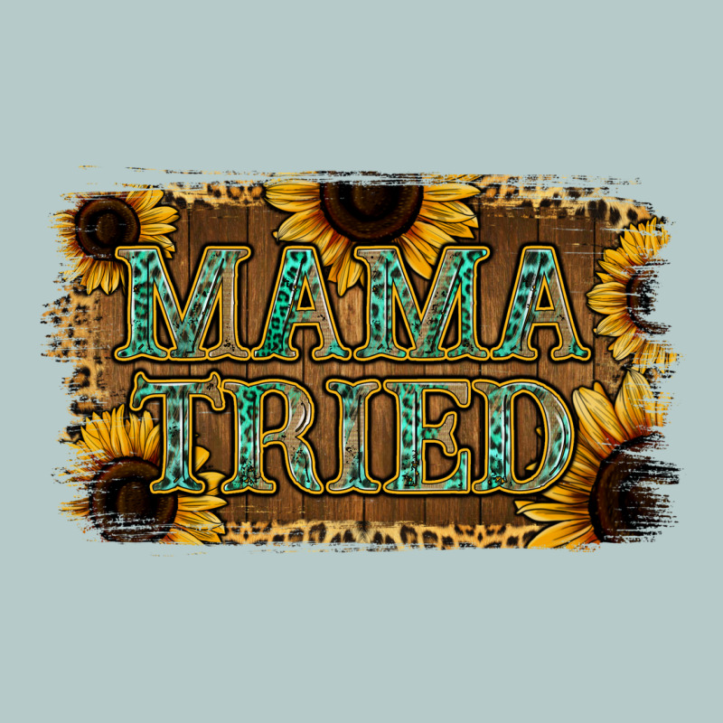 Sunflower Leopard Mama Tried Heavy Core Tee by Jasminsmagicworld | Teevron