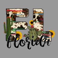 Florida State Cowhide Serape Cactus Vintage Hoodie | Teevron