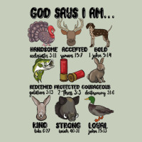 God Says I Am Hunting Ladies Tee | Teevron