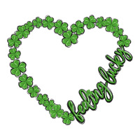 Shamrock Heart Felling Lucky Premium Tee | Teevron