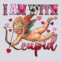 I Am With Cupid Zipper Hoodie | Teevron