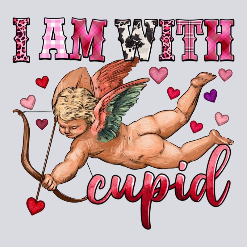 I Am With Cupid Zipper Hoodie by OliviaCreatesArt | Teevron