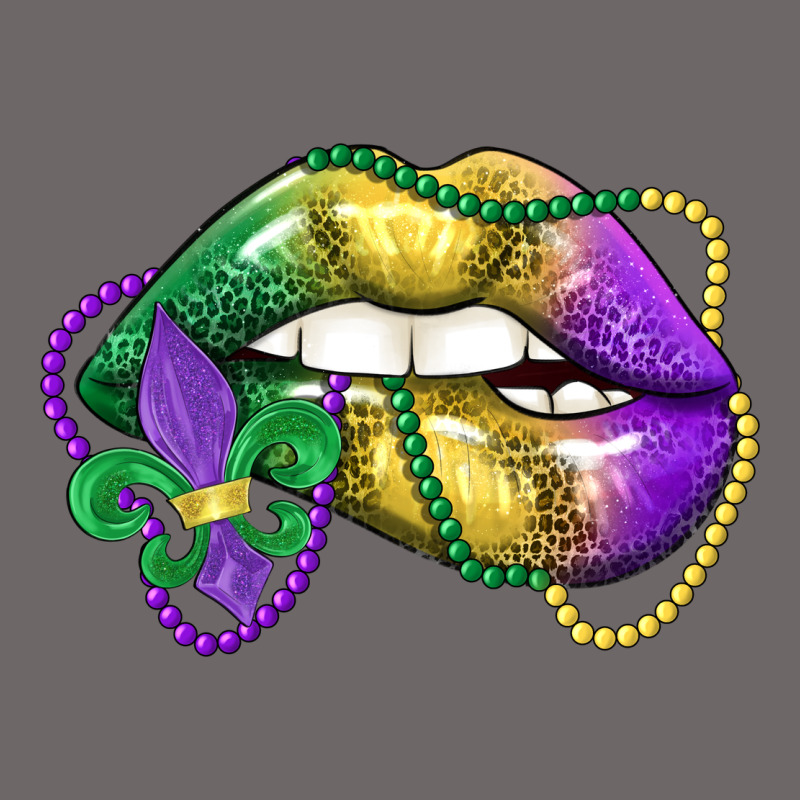 Mardi Gras Lips Classic Tee by LillyAllenDesigns | Teevron