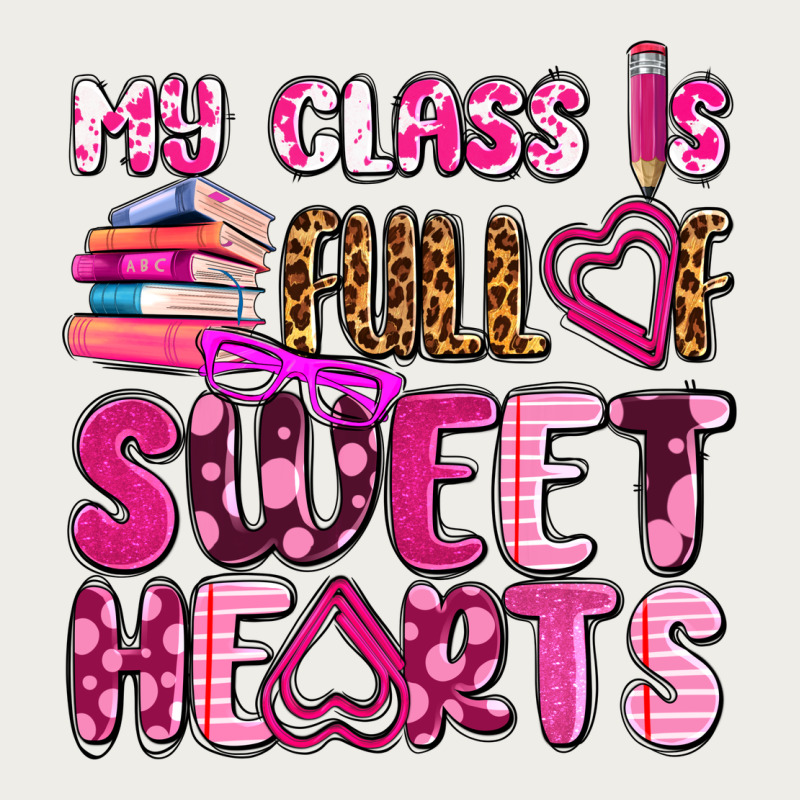 My Class Is Full Of Sweet Hearts Olivia Zipper Hoodie by OliviaCreatesArt | Teevron