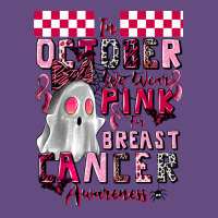 Pink Ghost Breast Cancer Awareness Vintage Hoodie | Teevron