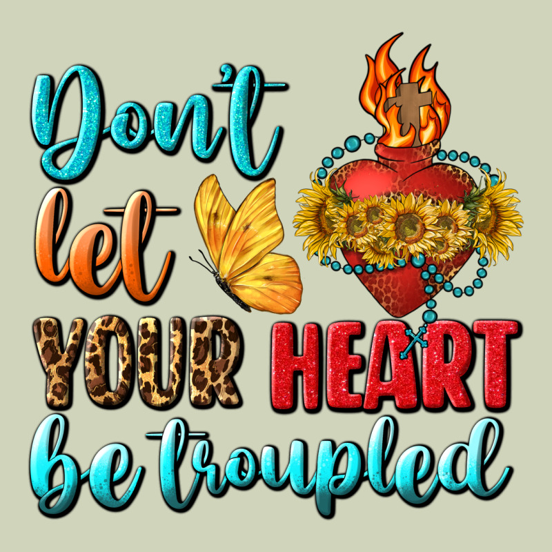 Don't Let Your Heart Be Troupled Heavyweight Hoodie by BundleAndBundleShop | Teevron