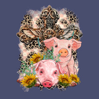 Western Pigs With Crosses Vintage Tee | Teevron