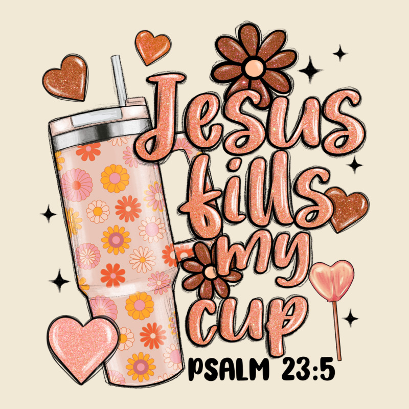 Valentine Jesus Fills My Cup Premium Tee by MaliasSmallBusiness | Teevron