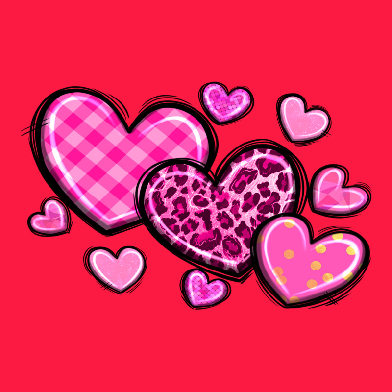 Love Hearts Zipper Hoodie by OliviaCreatesArt | Teevron