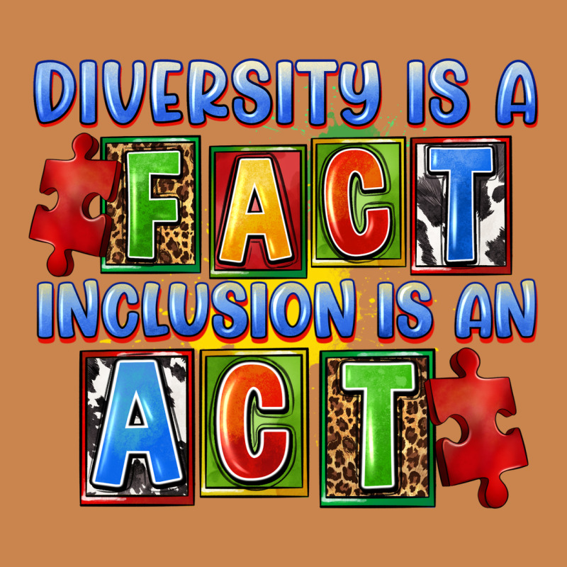 Diversity Is A Fact Indesion Is An Act Heavyweight Hoodie by FaDigitalArtStudio | Teevron