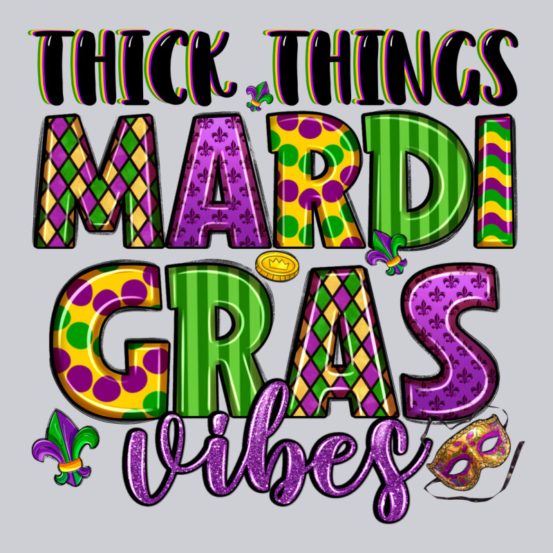 Thick Things Mardi Gras Vibes Classic Tee by LillyAllenDesigns | Teevron
