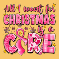 All I Want For Christmas Is A Cure Breast Cancer Vintage Hoodie | Teevron