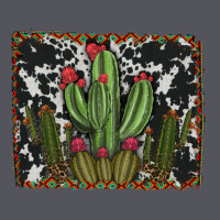 Aztec Cowhide Cacti Vintage Hoodie | Teevron