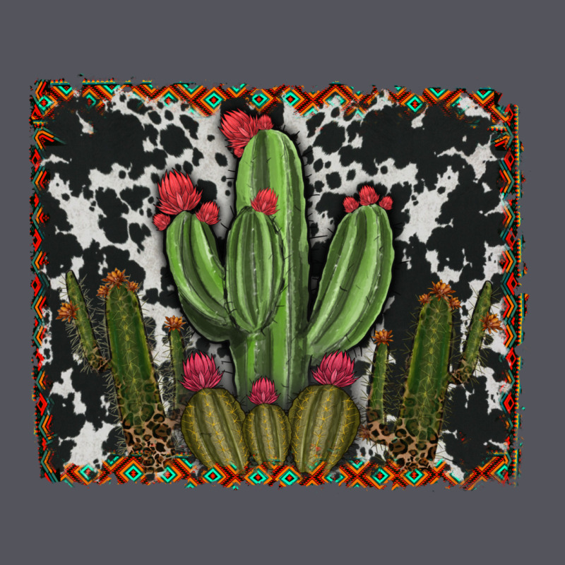 Aztec Cowhide Cacti Vintage Hoodie by RanaPortraitStore | Teevron