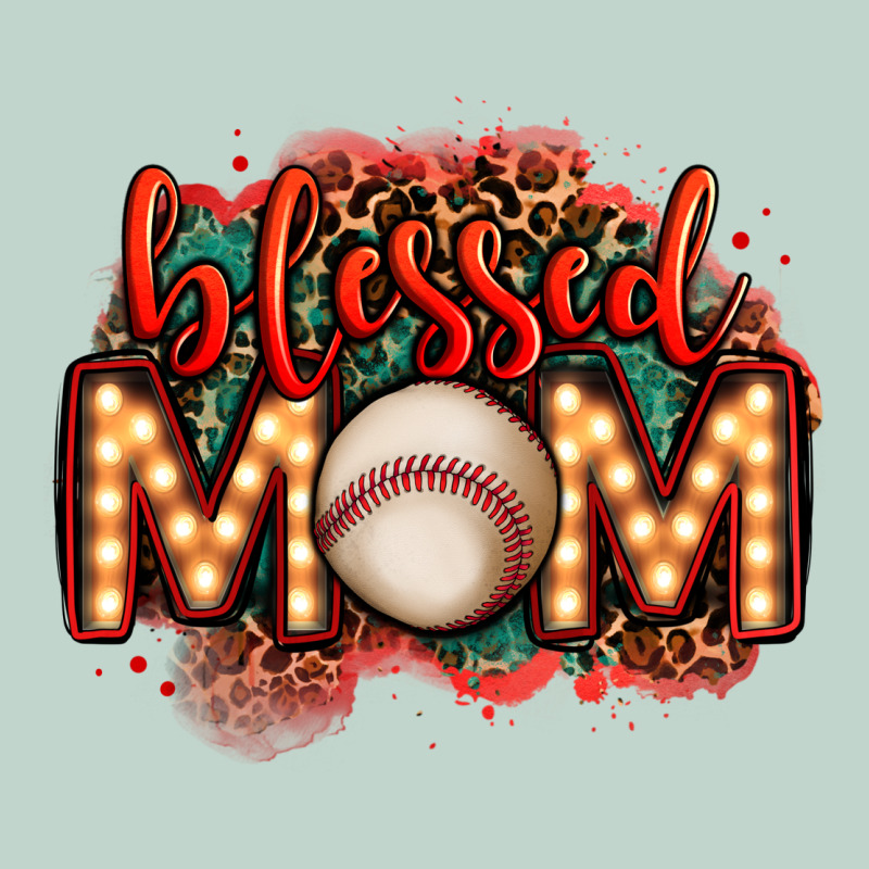 Blessed Baseball Mom Lightbulb Letters Zipper Hoodie by OliviaCreatesArt | Teevron