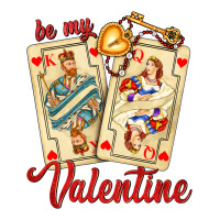be my valentine with playing cards and key | Teevron