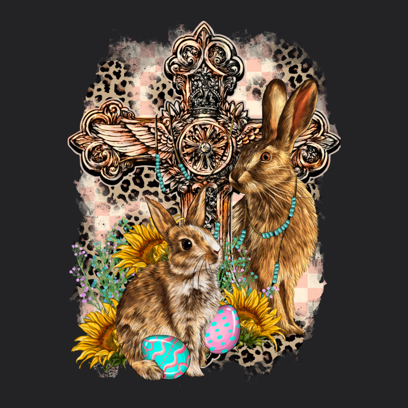 Western Rabbit With Crosses Vintage Tee by LillyAllenDesigns | Teevron