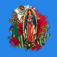 Our Lady Of Guadalupe Mexican Flag Cactus Roses Premium Hoodie | Teevron