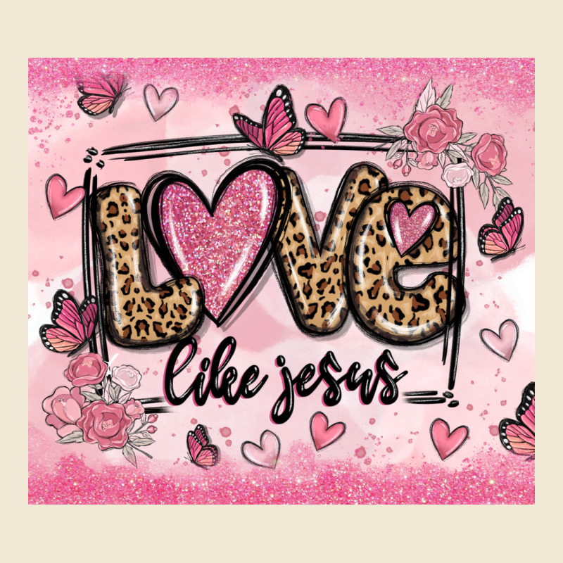 Love Like Jesus Ladies Tee by MaliasSmallBusiness | Teevron