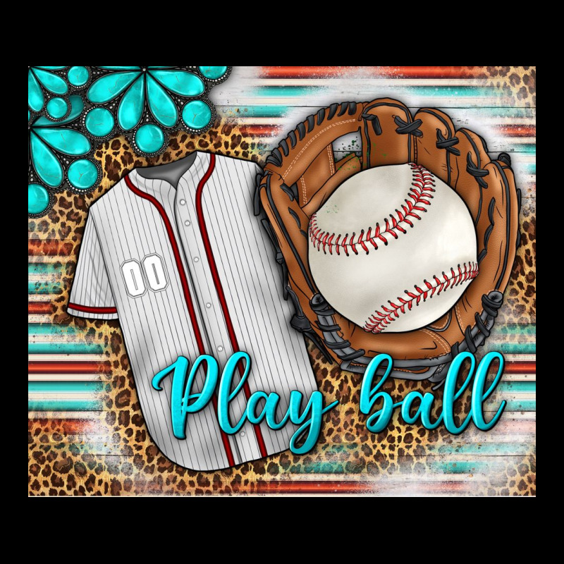 Baseball Play Ball With Leopard Mousepad Premium Sweatshirt by BundleAndBundleShop | Teevron