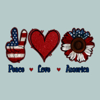 Peace Love America Heavy Core Tee | Teevron