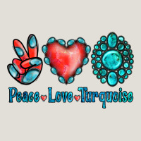 Peace Love Turquoise Heavy Core Tee | Teevron