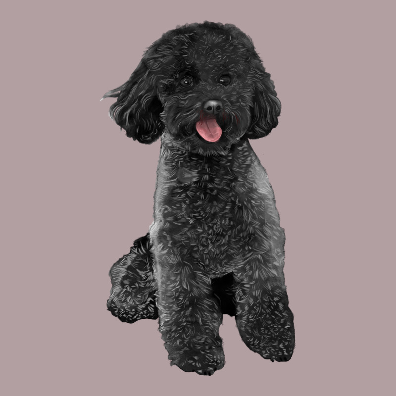 Black Poodles Dog Vintage Hoodie by LillyAllenDesigns | Teevron