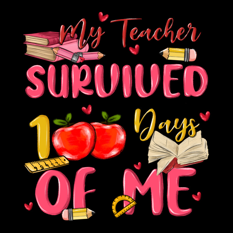 My Teacher Survived 100 Days Of Me Premium Tee by MaliasSmallBusiness | Teevron