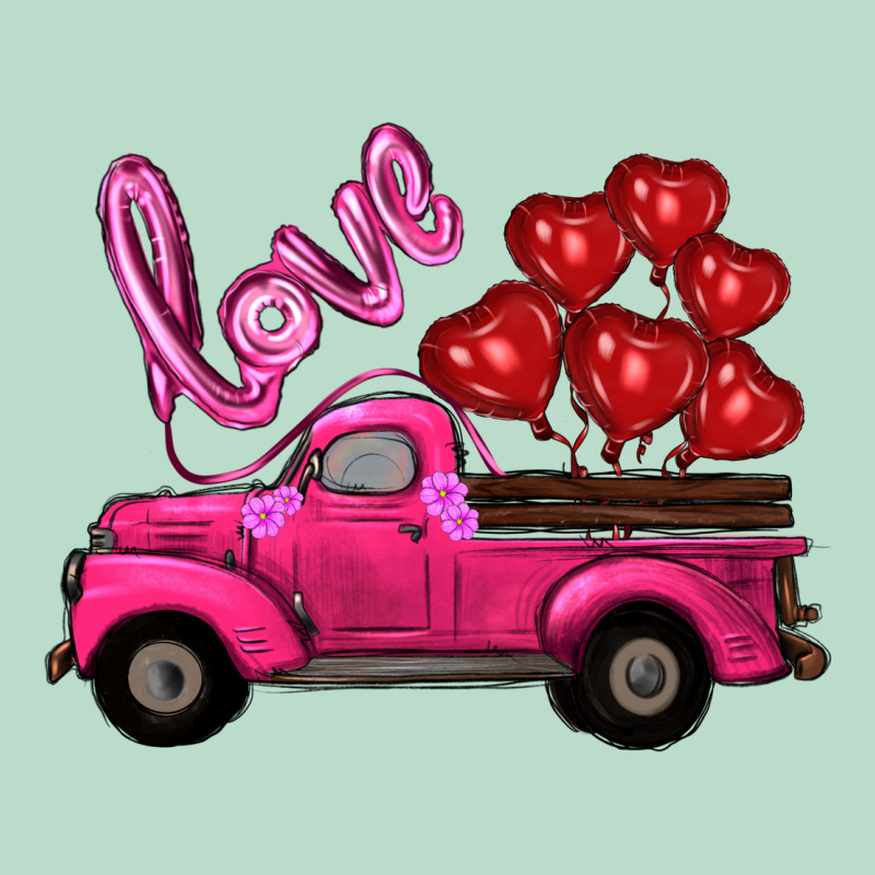 Valentines Day Turck With Balloons Premium Hoodie by RanaPortraitStore | Teevron