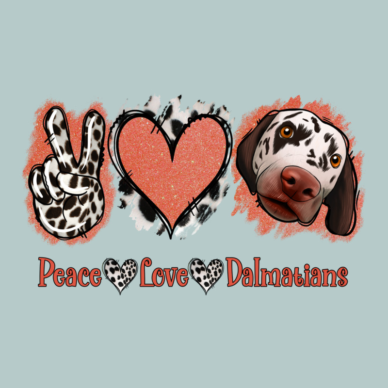 Peace Love Dalmatians Heavy Core Tee by Jasminsmagicworld | Teevron