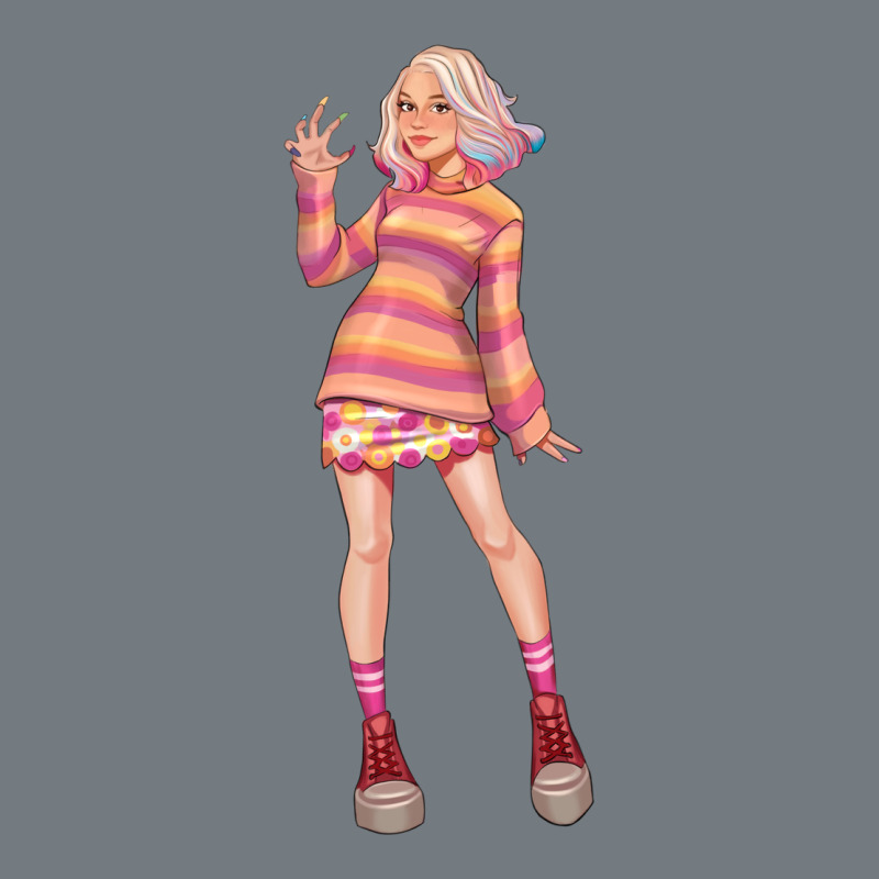 Colorful Girl Heavyweight Sweatshirt by TumblerDesignByShophia | Teevron