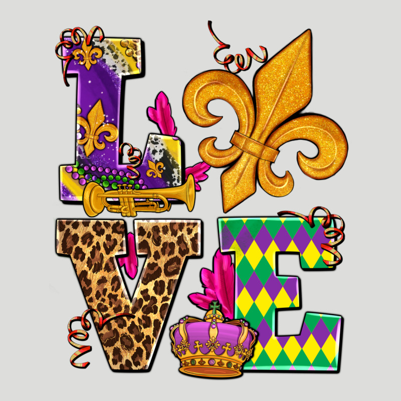 Mardi Gras Love Olivia Zipper Hoodie by OliviaCreatesArt | Teevron
