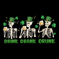 Drink Drank Drunk St. Patricks Day Skeletons Premium Tee | Teevron