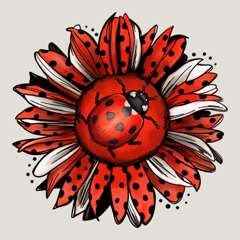 Ladybug Sunflower Heavy Core Tee by Jasminsmagicworld | Teevron
